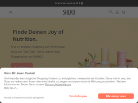 sheko.com website screenshot