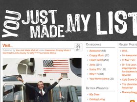 youjustmademylist.com