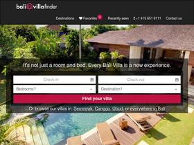 'villa-bali.com' screenshot