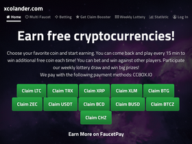 'xcolander.com' screenshot