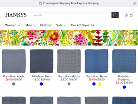 hankys.com.au homepage screenshot