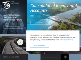 'mota-engil.com' screenshot