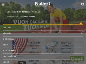 'nubest.vn' screenshot