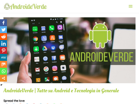 'androideverde.it' screenshot