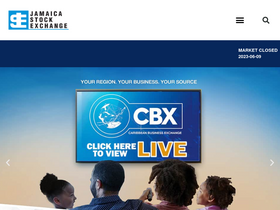 'jamstockex.com' screenshot