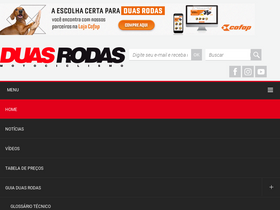 'revistaduasrodas.com.br' screenshot