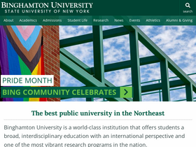 'binghamton.edu' screenshot