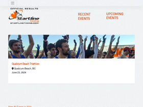 'startlinetiming.com' screenshot