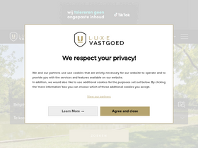 'luxevastgoed.be' screenshot