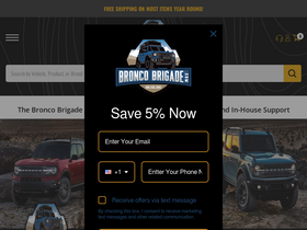 broncobrigade.com homepage screenshot