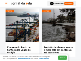 'jornaldaorla.com.br' screenshot