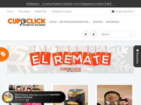 'cupoclick.cl' screenshot