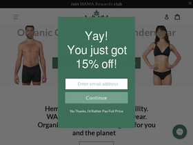 'wamaunderwear.com' screenshot
