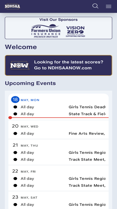 ndhsaa.com