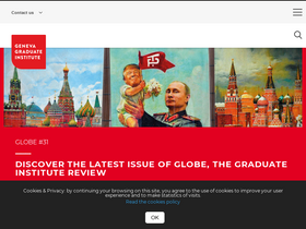 'graduateinstitute.ch' screenshot