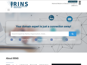 'irins.org' screenshot