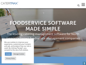 'catertrax.com' screenshot