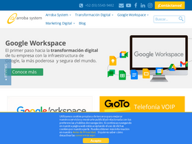 'arrobasystem.com' screenshot