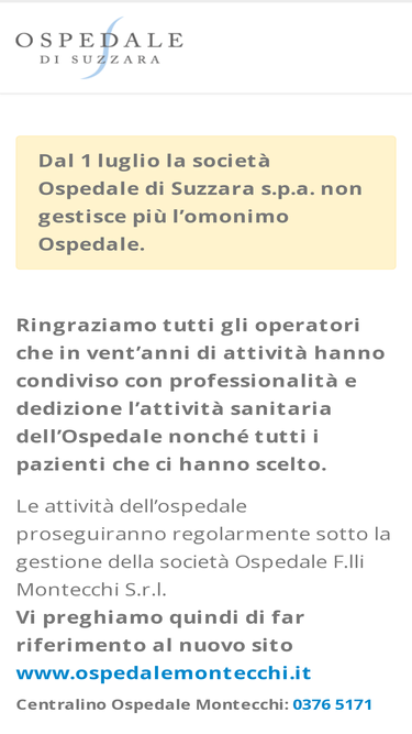 ospedaledisuzzara.it