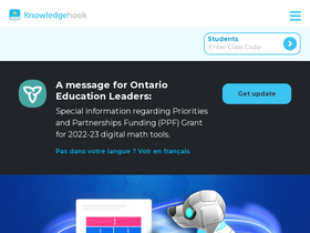 'knowledgehook.com' screenshot