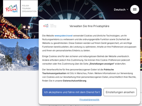 'polen.travel' screenshot