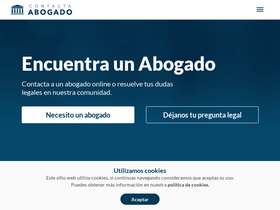 'contactaabogado.com' screenshot
