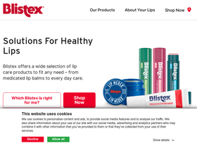'blistex.com' screenshot