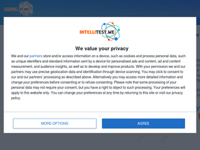'intellitest.me' screenshot