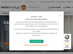 'photospecialist.fr' screenshot