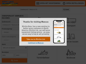 'mascus.nl' screenshot