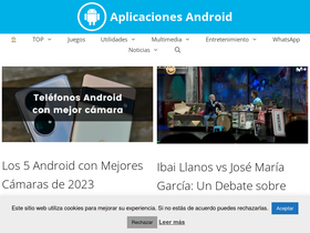 'aplicacionesandroid.es' screenshot