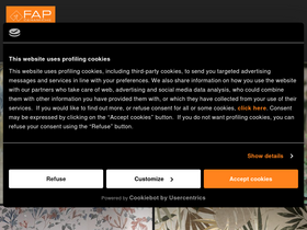 'fapceramiche.com' screenshot