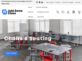 Add Some Class website screenshot
