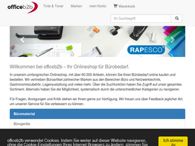 'officeb2b.ch' screenshot