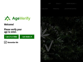 'livcannabis.com' screenshot