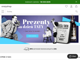 'crazyshop.pl' screenshot