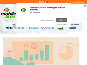 'mobiletime.com.br' screenshot