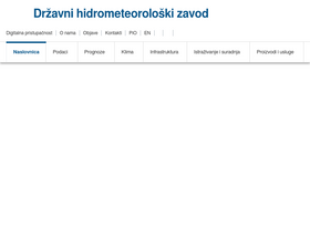 'prognoza.hr' screenshot