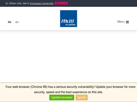 'fhstp.ac.at' screenshot