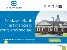 'andover.bank' screenshot