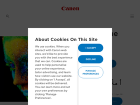 'canon-me.com' screenshot