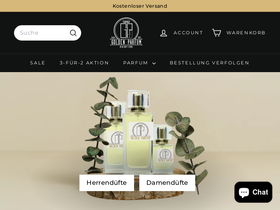goldenparfum.de homepage screenshot