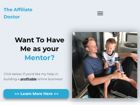 'theaffiliatedoctor.com' screenshot