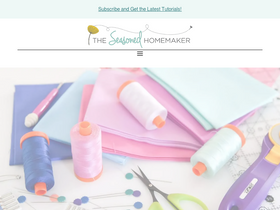 'seasonedhomemaker.com' screenshot