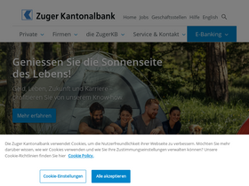 'zugerkb.ch' screenshot