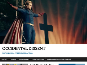 'occidentaldissent.com' screenshot
