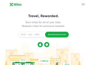 'getmiles.com' screenshot