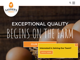 'saudereggs.com' screenshot