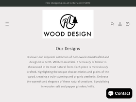 rlwooddesign.com.au homepage screenshot