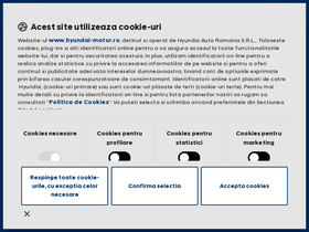 'hyundai-motor.ro' screenshot